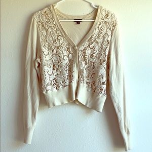 Torrid crochet cardigan
